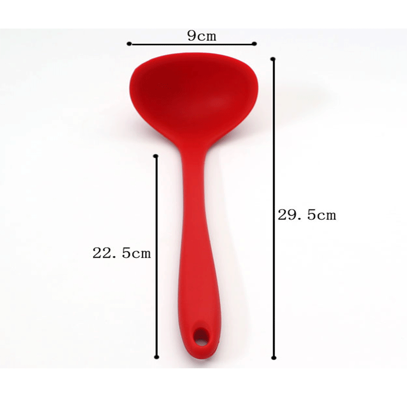 Produse de bucătărie din silicon, instrumente de bucătărie, oală antiaderentă, integrată lingură de tort cu lingură de tort