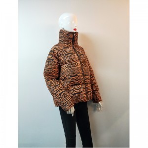 Palton din PUTEREA LADIILOR CU RLWPC0009 COLLAR DE STANDĂ MARE