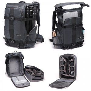 Rucsac pentru fotografie BRTMH400 pentru bărbat Rucsac pentru fotografie deschis Rucsac pentru fotografii Diat