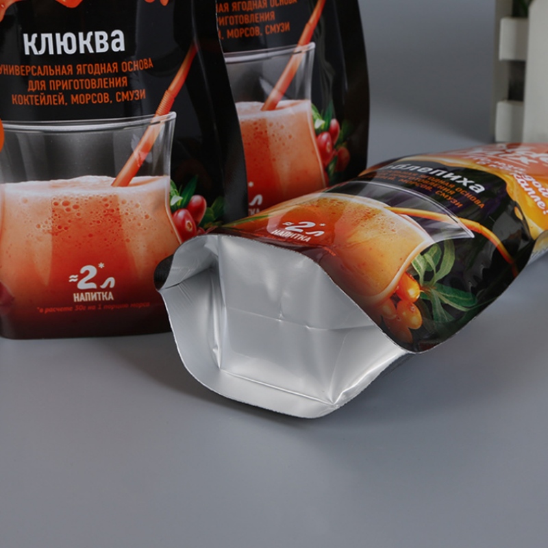 Sticlă de suc special pentru injecție personalizată împotriva scurgerilor sau pungă de plastic în formă de Jar