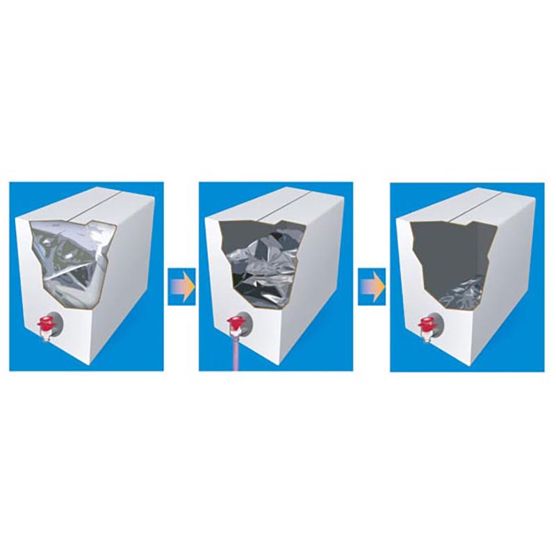 2L 5L 10L 15L 25L folie de aluminiu și pungă aseptică limpede în cutia BIB pentru vin, ulei, suc, lapte, apă