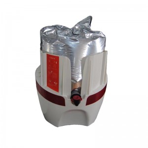 Punga de plastic personalizata umpluta cu lichid in cutie Suc de apa potabila 5 L Pachetele aseptice Geanta pentru lapte