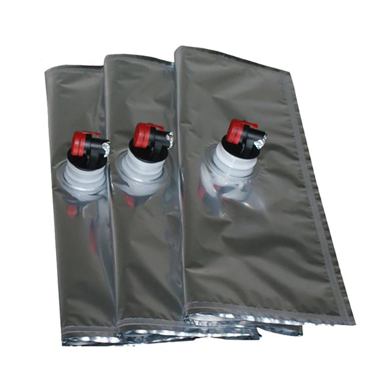 Folie de aluminiu reciclabilă 3L lichid Ambalare Ambalare plastic Bag de vin în cutie cu robinet robinet