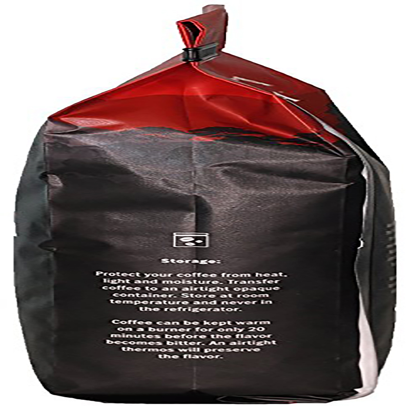 Logo personalizat cu sigiliu quadrat 2.5 Kg 3kg 5kg 10kg 15kg Material laminat Saci mari de cafea