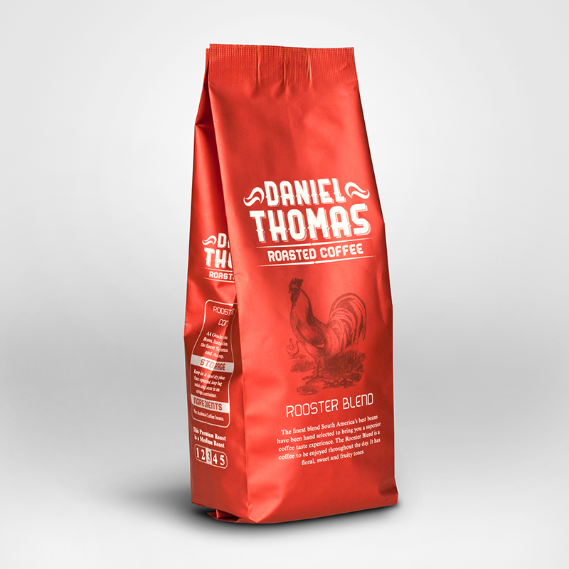 Tipărire color personalizată cu folie de aluminiu căptușită material laminat Ambalare alimente Geantă pentru cafea ceai verde