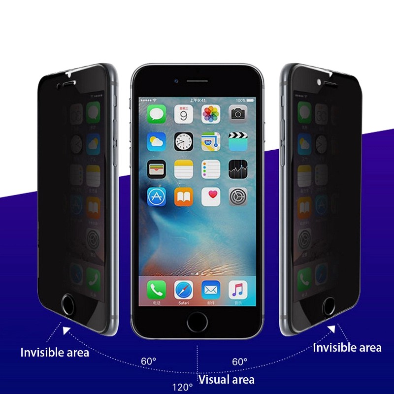 Protecția ecranului 2.5D Confidențialitate pentru vulpe iPhone Xs / Xr / Xs Max