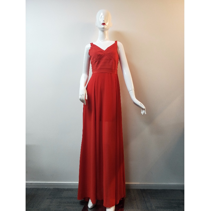 LADIES 'RED BANDAGE LUNGINE LONGLINE JLWD0041