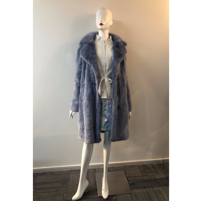 PANTALON FAUX FUR LADIES ÎN PURPLE RLWF0022