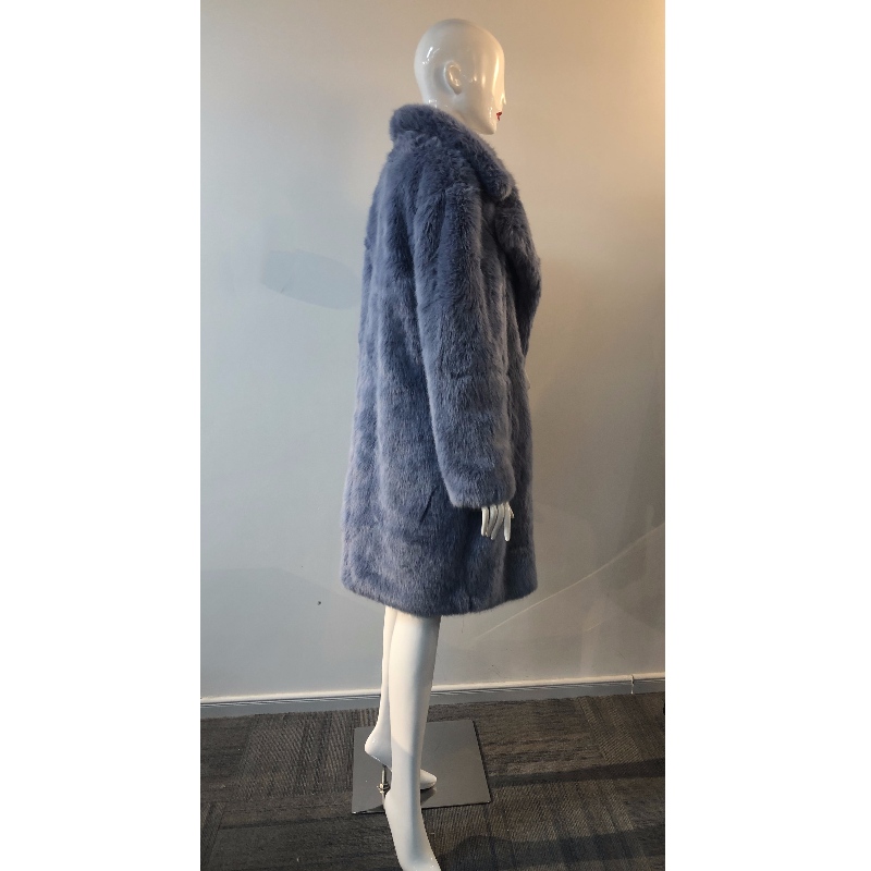 PANTALON FAUX FUR LADIES ÎN PURPLE RLWF0022