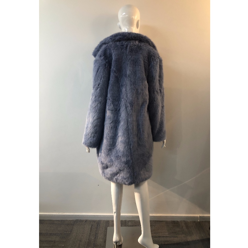 PANTALON FAUX FUR LADIES ÎN PURPLE RLWF0022