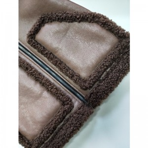 Jacheta PU din BROWN BROWN RLCPJ0001N