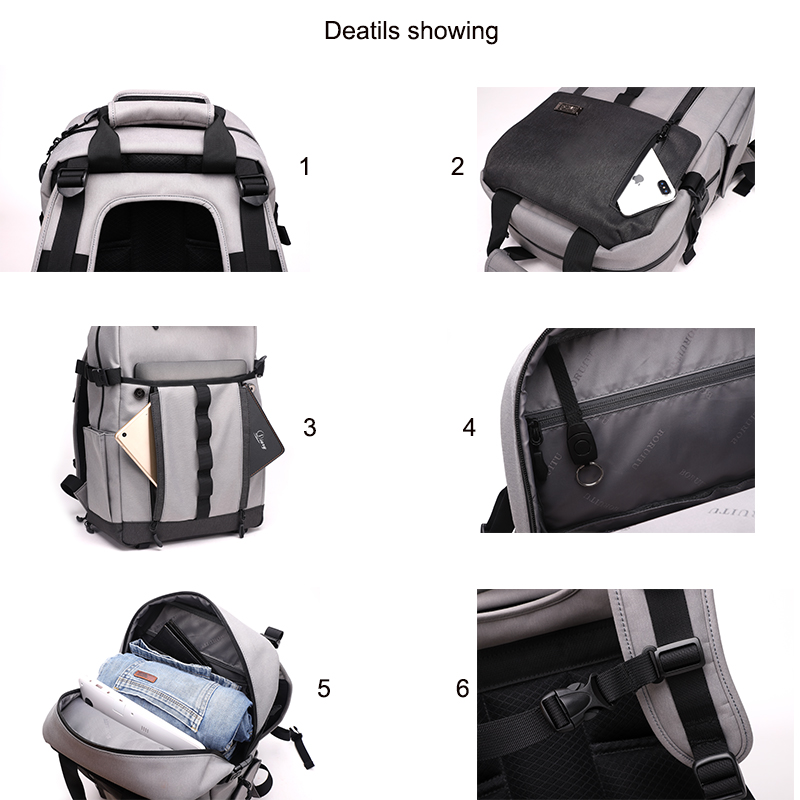 Cel mai bine vândut Diat BRTSM21 Geantă laptop impermeabilă pentru camerele de luat vederi, aparat foto digital multifuncțional și rucsac pentru trepied
