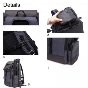 Rucsac pentru fotografii profesionale pentru călători în aer liber pentru camera de călătorie Diat BRTSM31