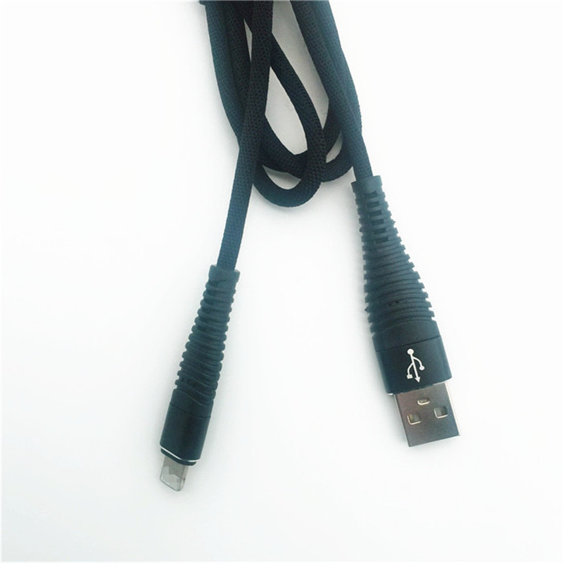 KPS-1003CB 8pin Nou design de 1M sirena 2A cablul rapid de date USB pentru iPhone