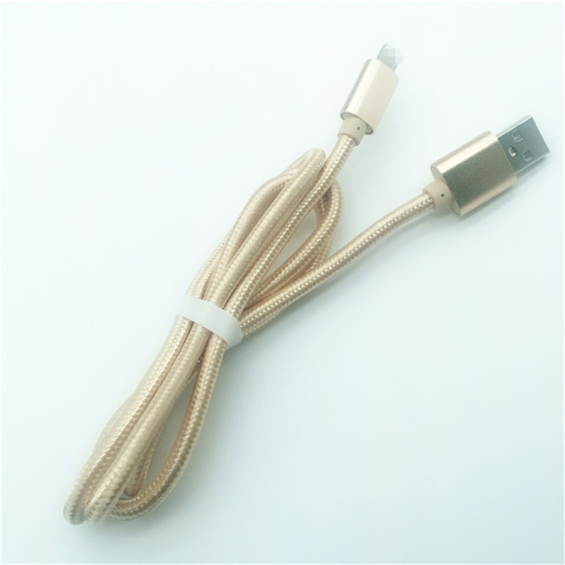 KPS-1005CB 8PIN 2M Cablu de date rapid USB de nylon de înaltă calitate, împletit 2A pentru Iphone