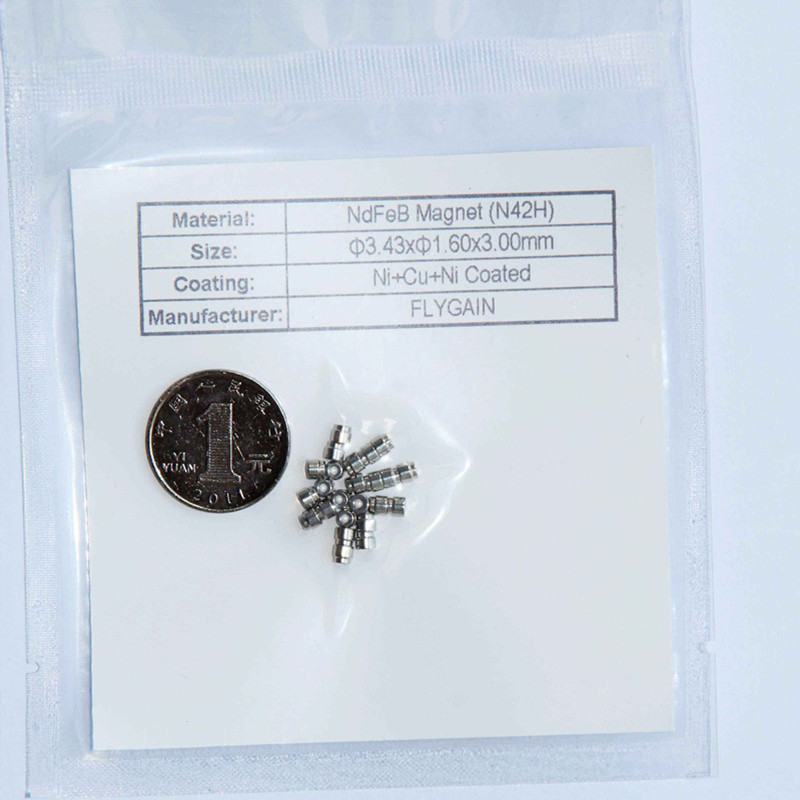 Producătorul din China personalizează un magnet minuscul de neodim de precizie