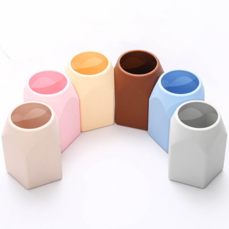 Tub de machiaj din silicon Creativ simplu penholder silicon machiaj pentru birou furnizează colecție practică de ornamente de casă pentru mobilier mobilier mic