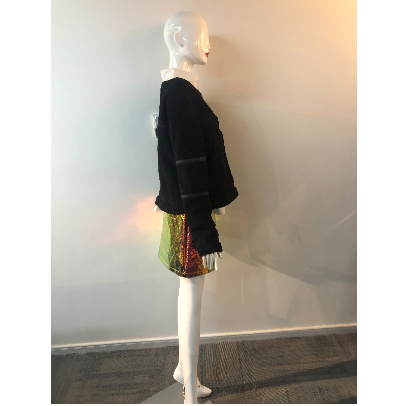 PANTALONUL NEGRU CU LARGI RLWPC0080