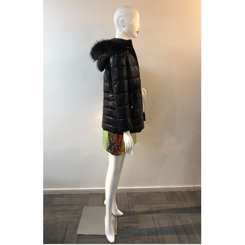 Palton strălucitor LADIES ÎN NEGRU RLWPC0082