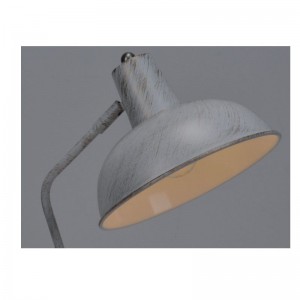 Lampa de masă cu funcție de reglare a nuanței metalice și auriu periat alb