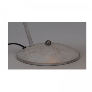 Lampa de masă cu funcție de reglare a nuanței metalice și auriu periat alb