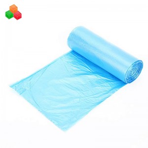 Promovare dimensiuni personalizate colorate ieftine ieftine oxo 100% biodegradabile compozit de amidon din plastic sac de gunoi rulou pentru familie / mall