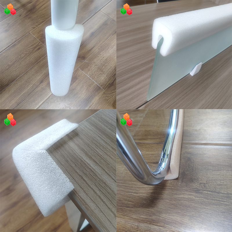 Personalizate en-gros cu material de protecție a colțului cu margini de spumă de înaltă densitate rezistentă la șocuri pentru ambalarea transportului mobilierului / mașinii