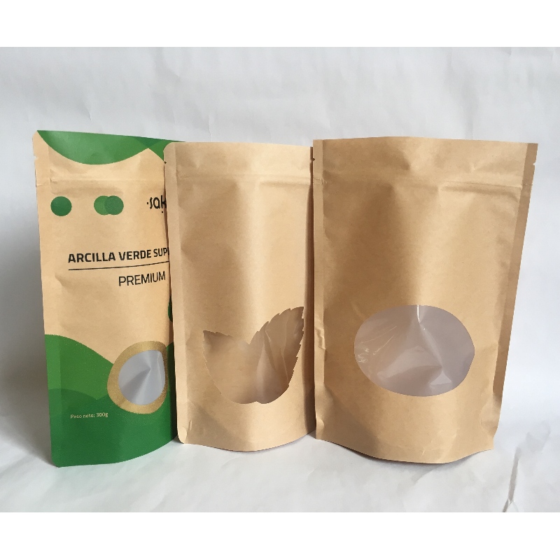 Punga de ambalare din plastic degradabilă PLA bio pentru hârtie, pungă pentru suport laminat ecologic