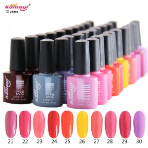 Kamayi Private Label Gel Nail polish de mediu Uv / led Gel de unghii pentru salon pentru unghii