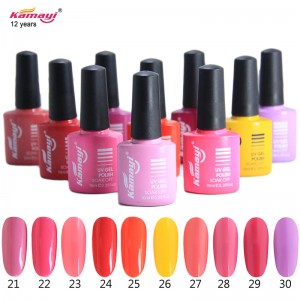 Kamayi Private Label Gel Nail polish de mediu Uv / led Gel de unghii pentru salon pentru unghii
