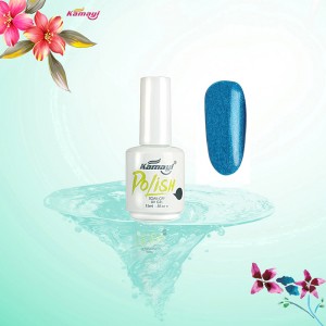 Produse de unghii Kamayi în SUA Eșantion gratuit Uv Gel Lac de unghii Sticla neagră 15ml Gel de lac