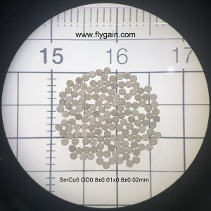 Personalizat excelent magnet mic permanent smco