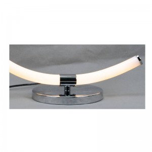 Lampa de masă LED cu tub acrilic în formă de C