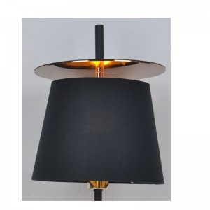 Lampă de perete modernă cu nuanță de țesătură și foaie de decorație PB