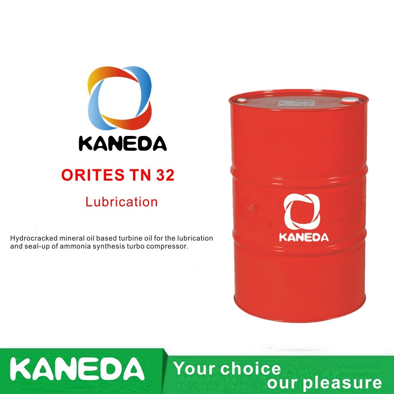 KANEDA ORITES TN 32 Ulei de turbină pe bază de ulei mineral hidrocrațat pentru ungerea și sigilarea turbo-compresorului de sinteză de amoniac.