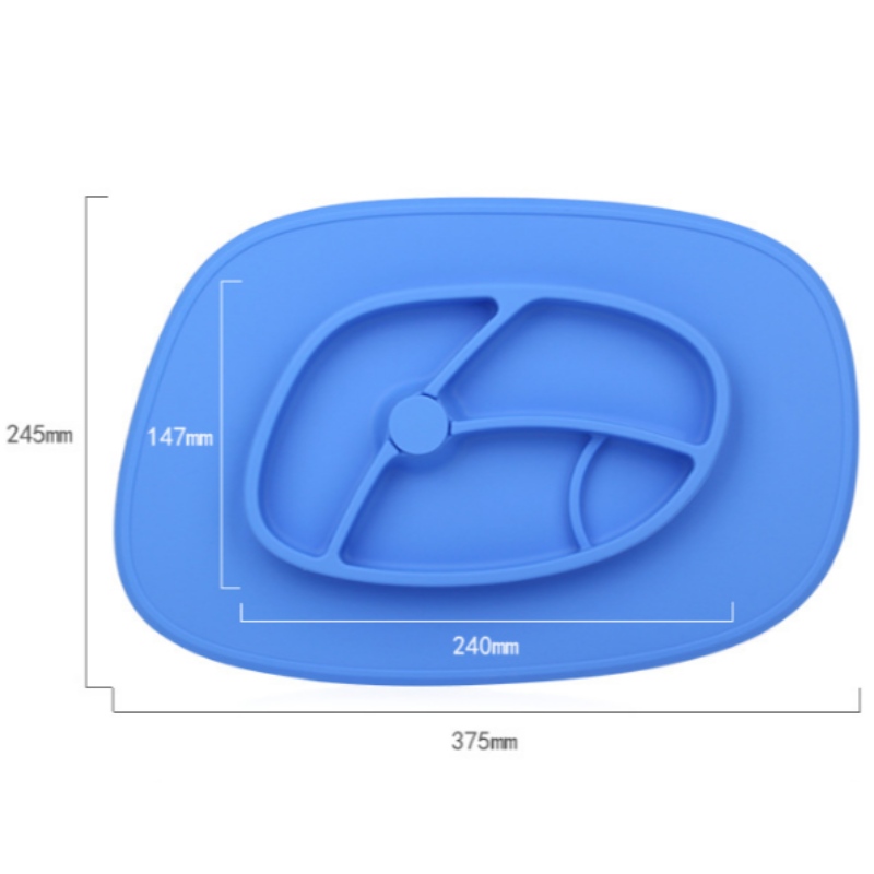 Tapet de masă din silicon pentru copii, hârtie de alimentare cu hârtie creativă pentru alimente de casă