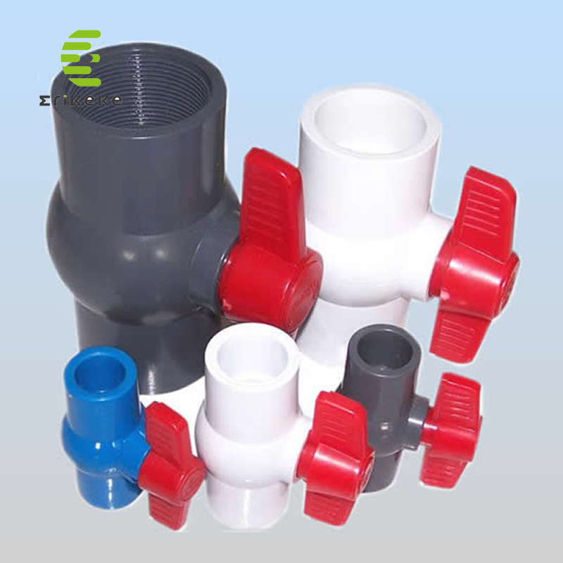 Robinetele cu bile compacte din PVC pentru apă potabilă