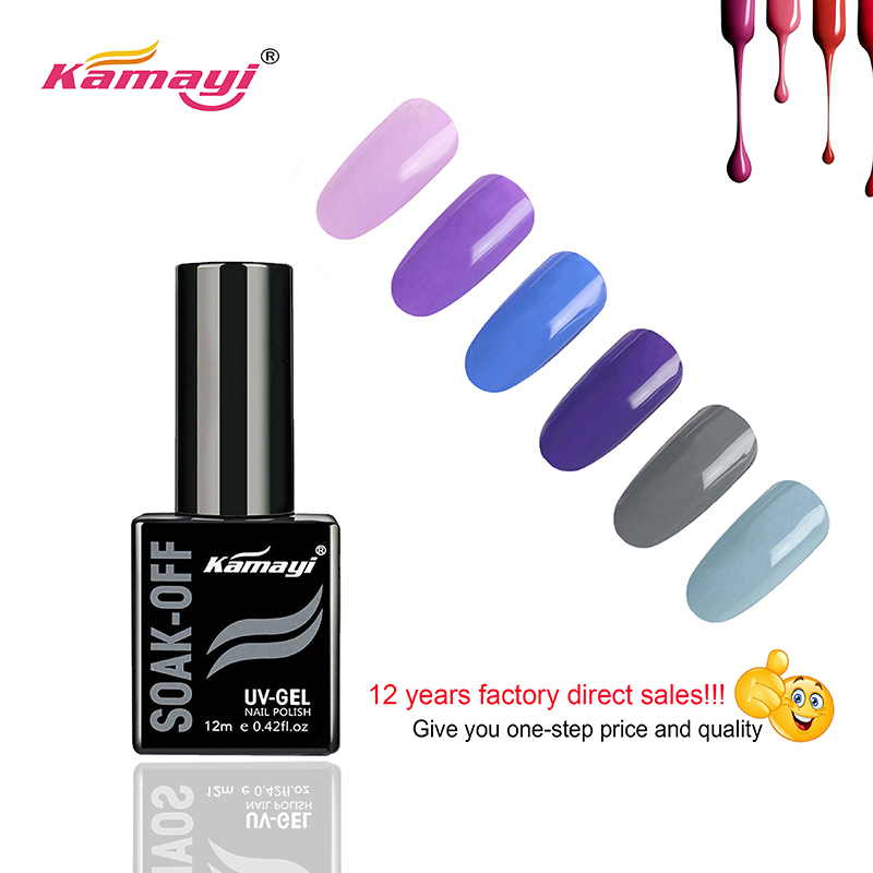 Kamayi Custom Label Custom Nail Salon 72 de culori Acrilic Gel de lacuri de unghii Înmuiați Semi permanent Uv Gel de polonez pentru ridicata
