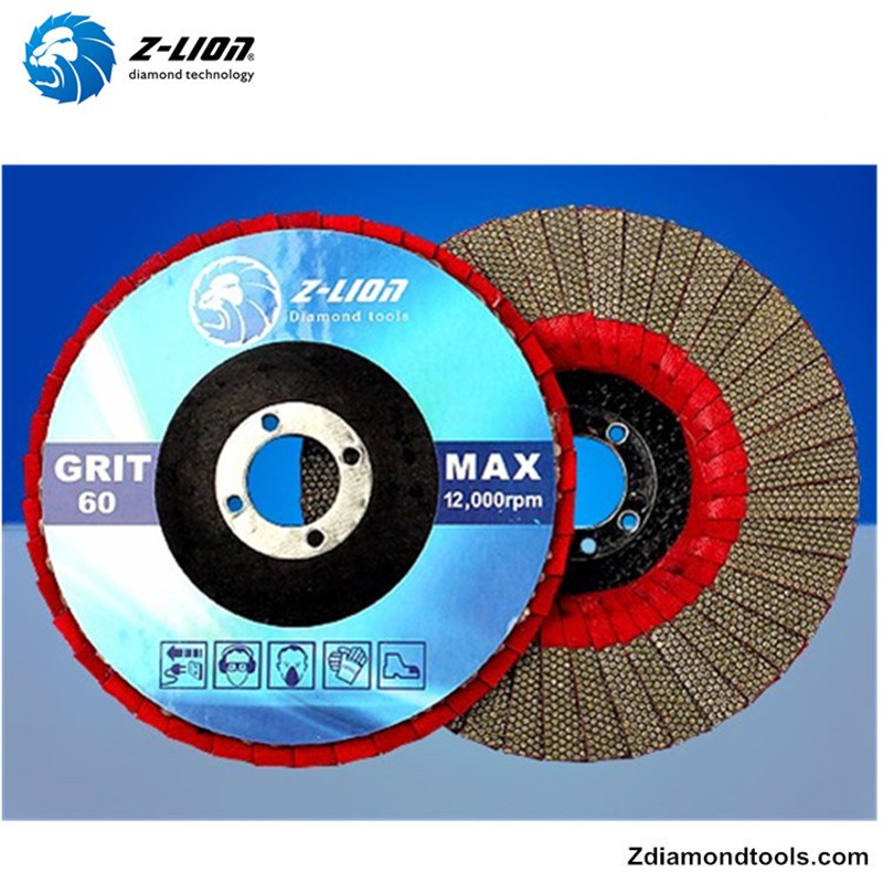 ZLION ZL-WMC65 Disc de clapă cu diamant elecrtroplat 5 inci pentru beton, ceramică, sticlă
