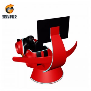 Racing Simulator VR Machine Global vânzare la cald cu parcuri tematice cu trei axe vr racing racing