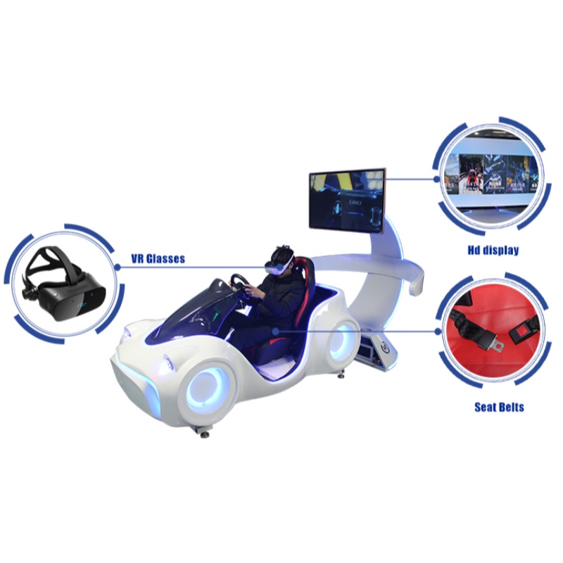 VR Racing Global echipamente de vânzare la cald cu parcuri tematice cu trei axe 3DOF