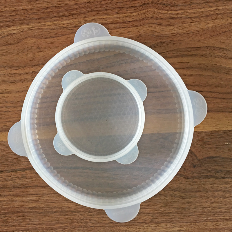 Set alimentar de 3 capace reutilizabile pentru capacele bolilor de etanșare din silicon