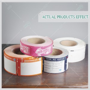 Etichete de saturație a culorilor cu bara de oțel de durabilitate lungă