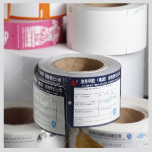 Bara de oțel de saturație excelentă a culorilor etichete de temperatură ridicată