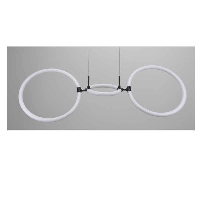 Lămpi pandantive cu LED -uri cu inel rotund acrilic și cu funcție de reglare