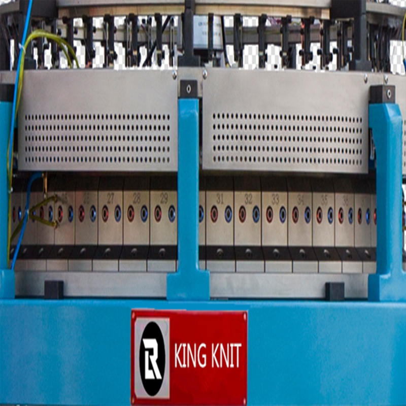 Corea 4 track single jersey jacquard circular crosting machine