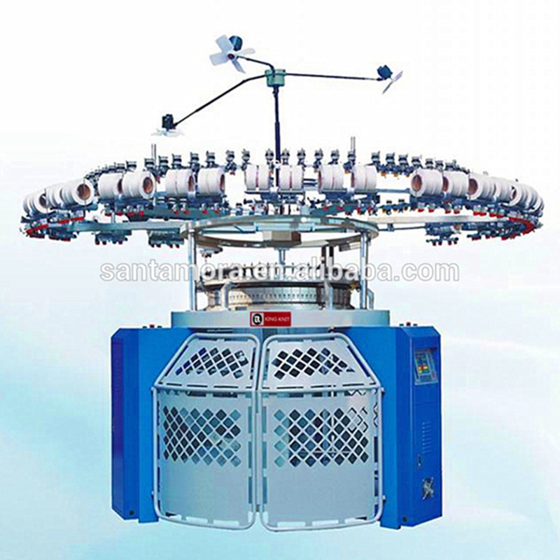 China angro de înaltă calitate full automatic single open lățime 18G-24G taiwan circular tricoting