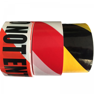Vânzarea la cald, o calitate superioară MOQ, fără adeziv PE roșu, cu bandă de barieră personalizată