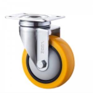 Media Duty – carcasă placată cu crom cu roată TPE portocalie