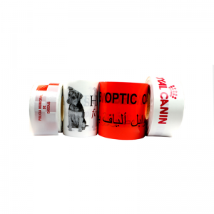 Preț de fabrică Eșantion gratuit Eșantion PE avertizare de siguranță galben barieră personalizată